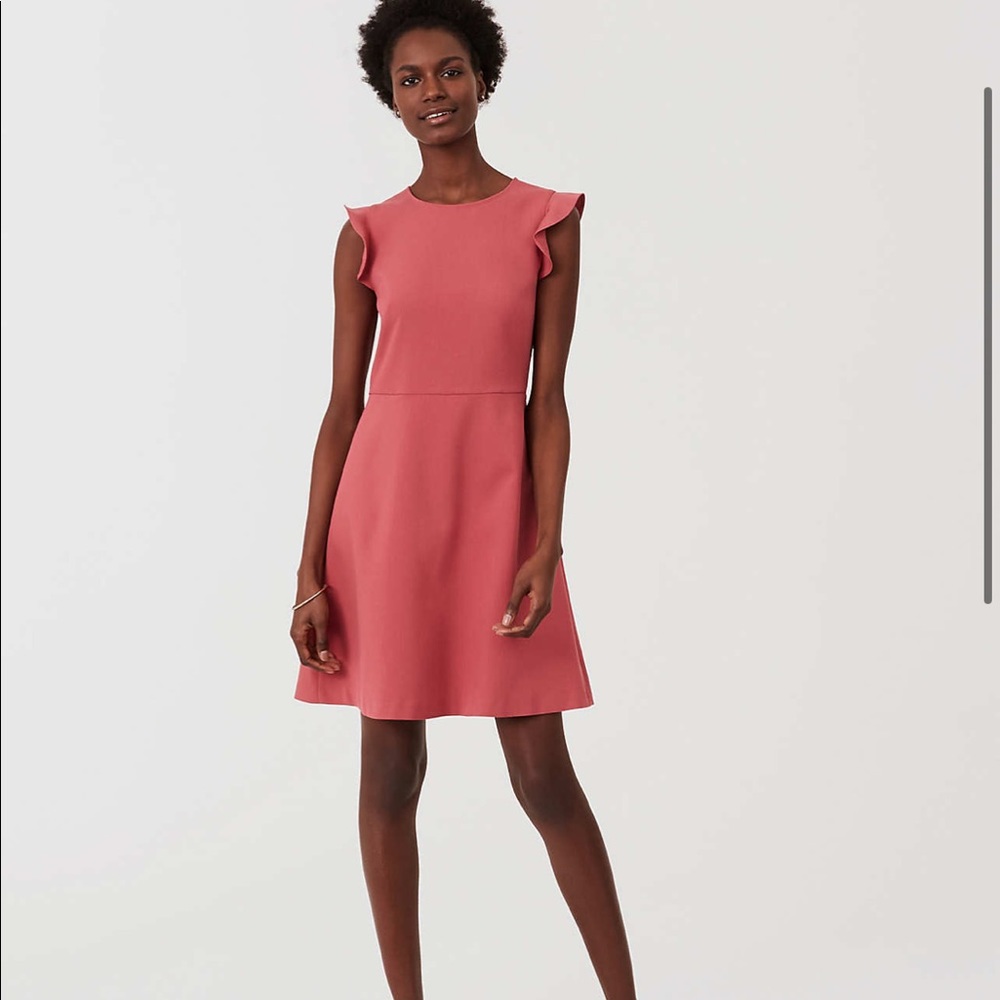 NWT LOFT Flutter and Flare dress size 6P